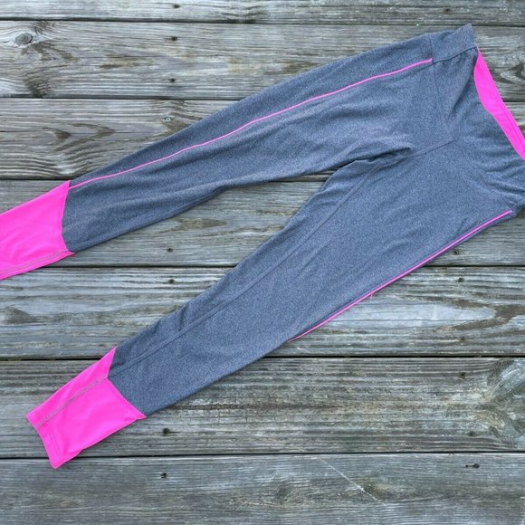 Champion Women Pants Sport Athletic Legging GrayPink Size SP - Picture 8 of 9